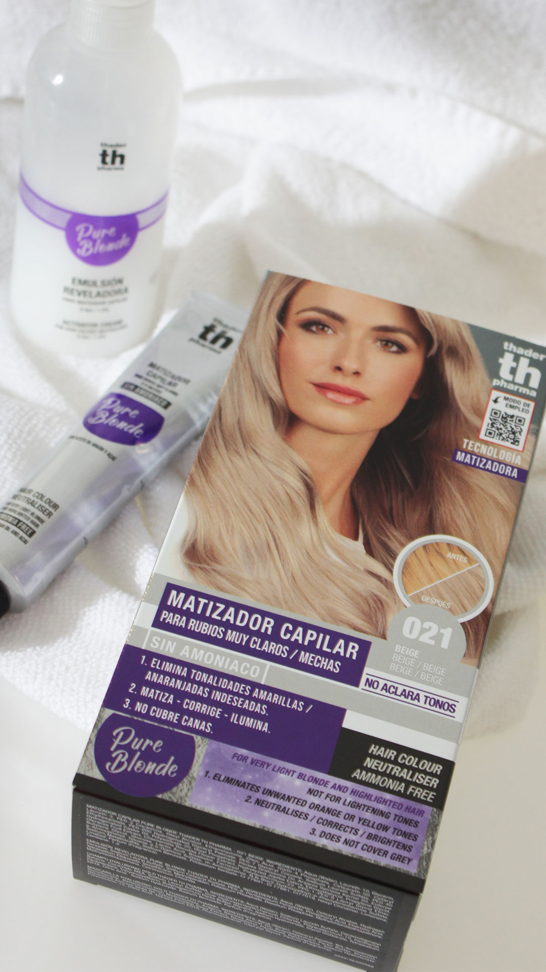 Kit matizador para rubios muy claros o con mechas Pure Blonde