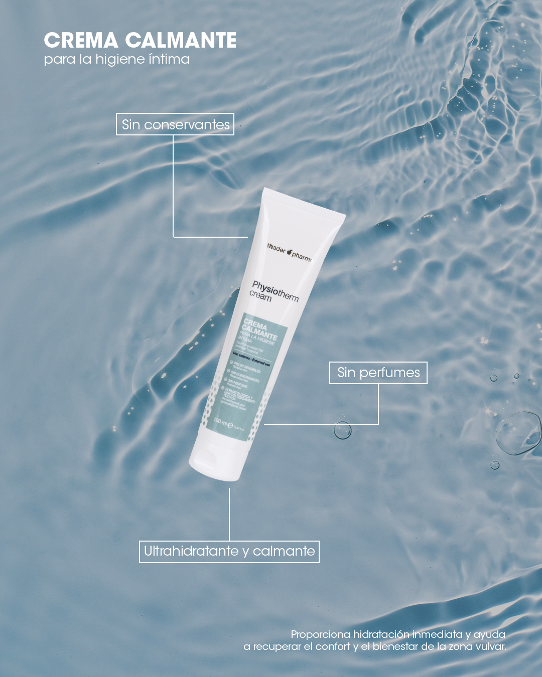 Crema calmante para la higiene íntima Physiotherm