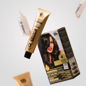 Kit Tinte en casa V-Color Tono 4 Castaño Medio