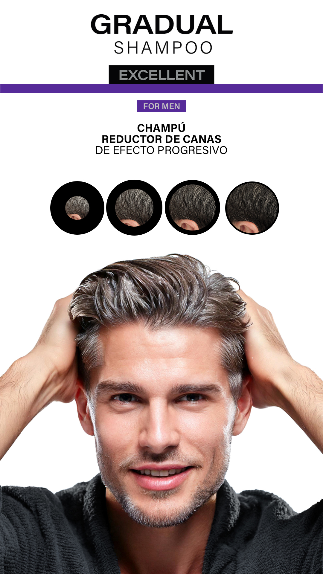 Champú reductor de canas Gradual Shampoo - Imagen 3
