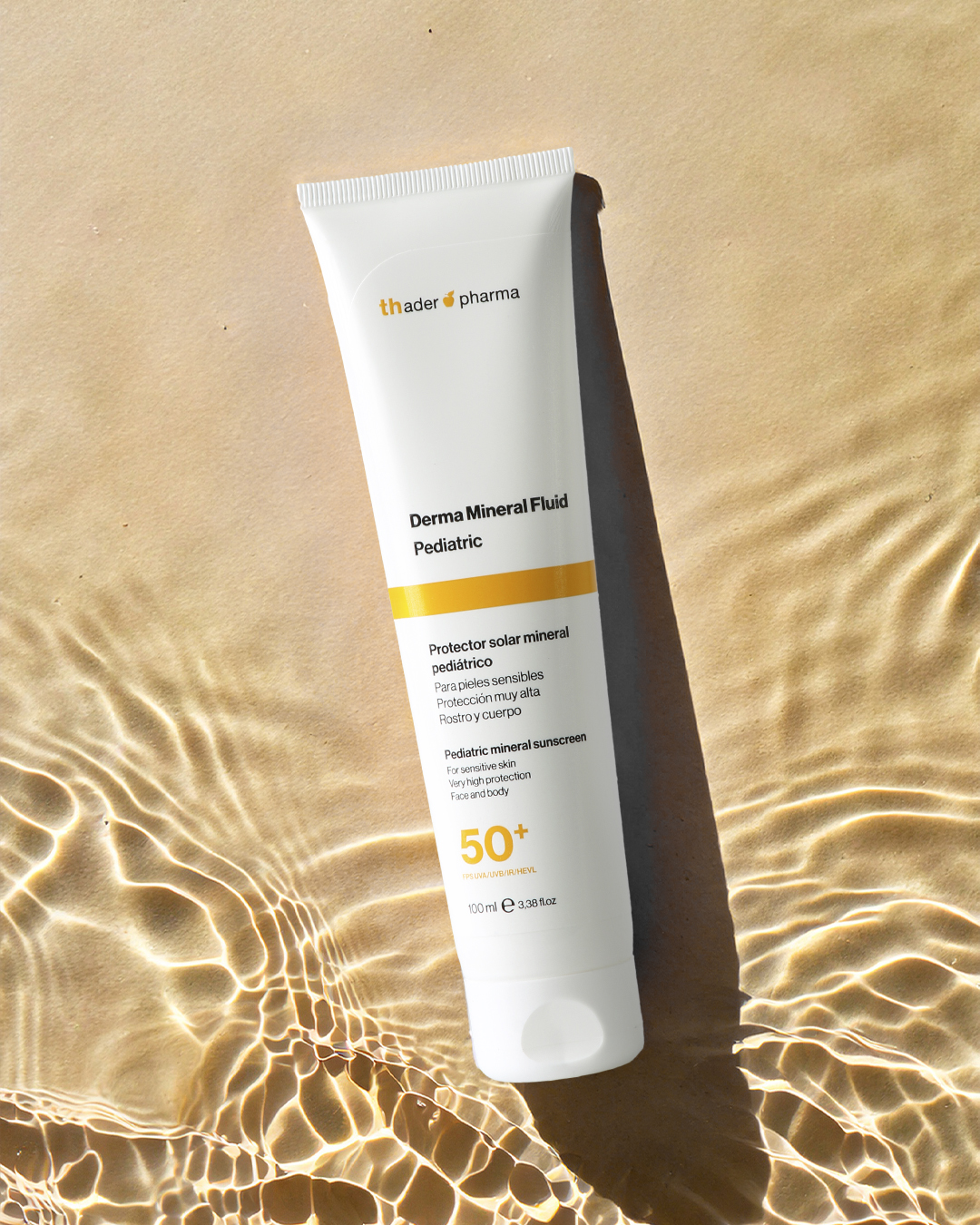 Protector solar mineral corporal pediátrico Derma Mineral Fluid