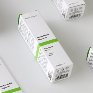 Sérum facial de día Derma Control Packaging