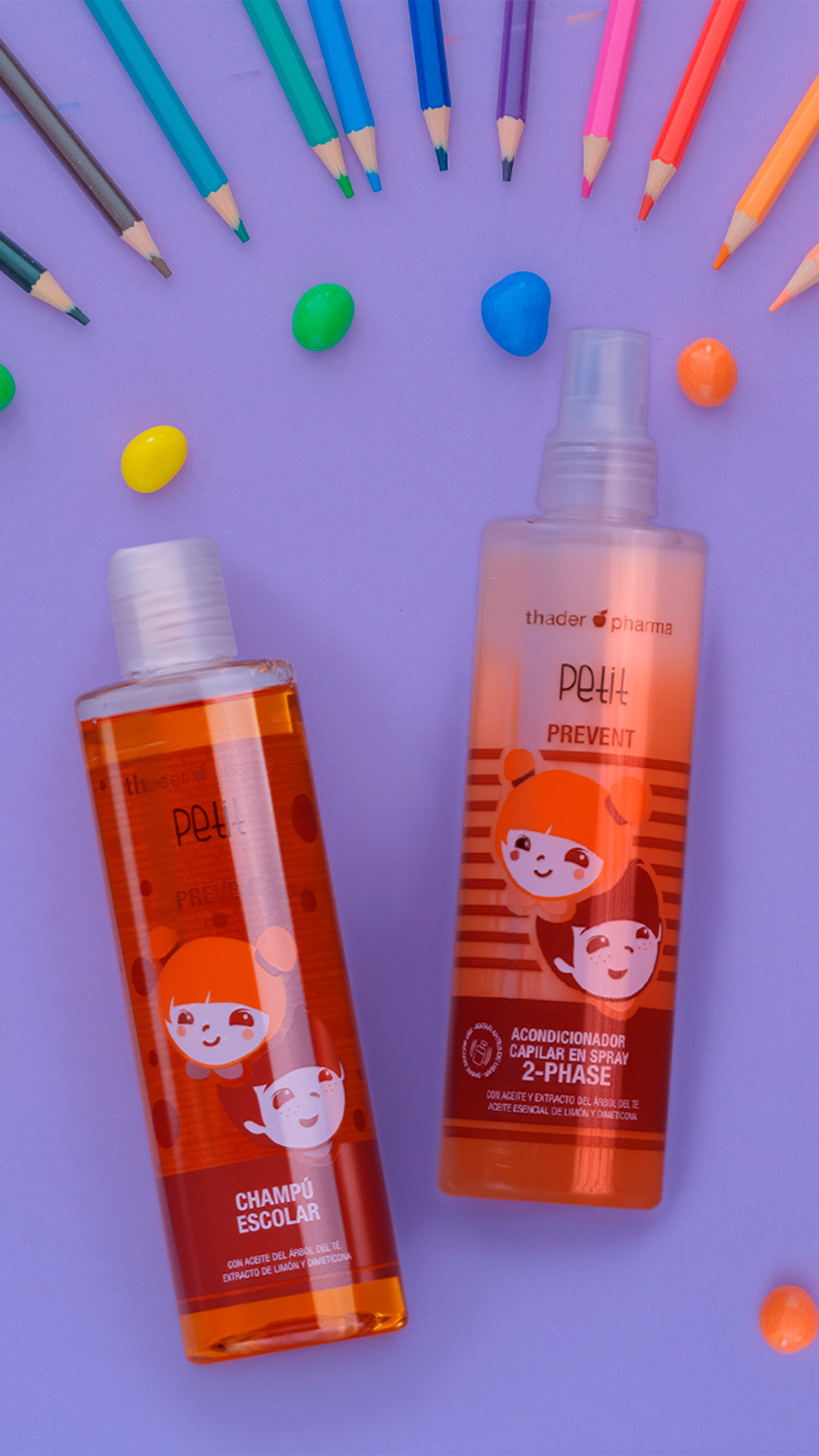 Petit: champú y acondicionador preventivo de piojos - Imagen 2