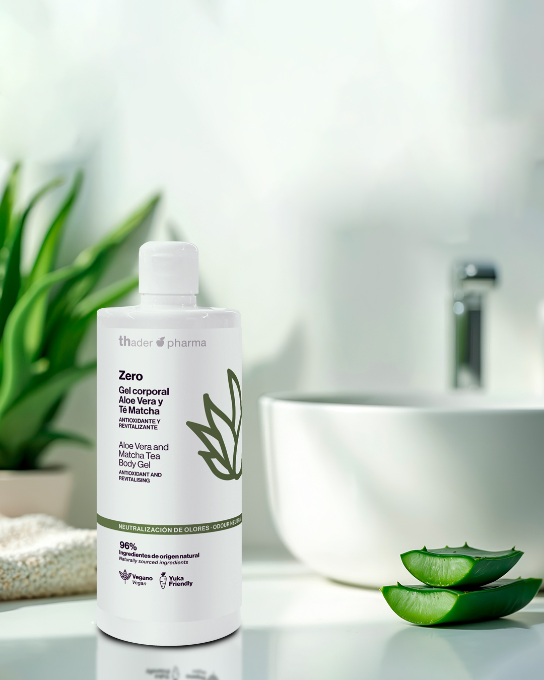 Body wash in the shower, with hyaluronic acid and Zero Ceramides