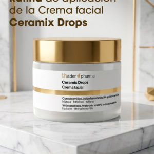 Rutina de aplicación de la Crema facial Ceramix Drops